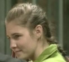 Amanda Knox during a happier time.