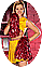 Hot blong cheerleader in yellow uniform with red piompoms and a link to a porographic site about cheerleader images